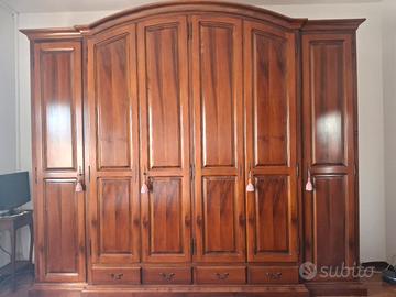 camera da letto in noce