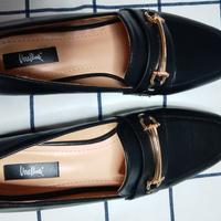 mocassino nero donna con scatola