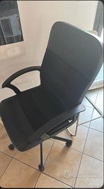 sedia da ufficio con rotelle