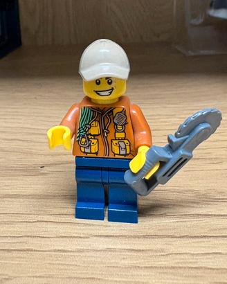 Minifigure Lego Boscaiolo Taglialegna
