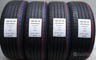 4 GOMME 195 55 16 CONTINENTAL BR1640