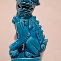 Cane di fo cinese,statuetta vintage in ceramica