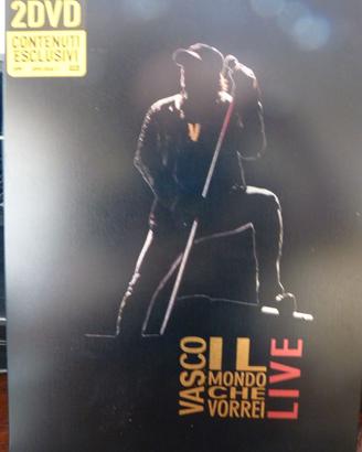Cofanetto con 2 dvd Live di Vasco Rossi