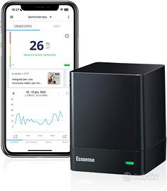 Ecosense EcoQube rilevatore digitale di Gas Radon