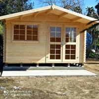 CASETTA IN LEGNO ENGLAND2 4X4x2,4m 40 mm spessore