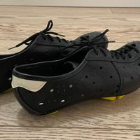 Scarpe ciclismo vintage in pelle