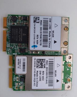 Due schede WiFi Dell Wireless 1530 (DW153)