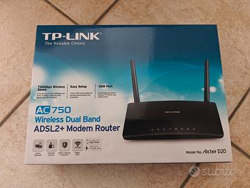 Modem Wi-Fi ADSL TP-LINK AC750