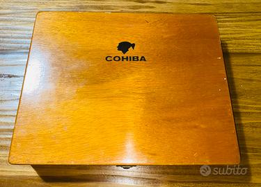 Scatola porta sigari cohiba vintage