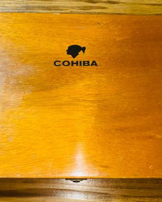 Scatola porta sigari cohiba vintage
