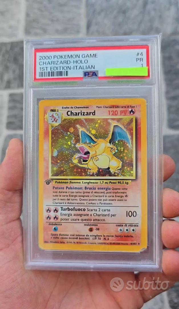 Charizard Set Base Prima Edizione Ita - Psa 1 - Collezionismo In ...