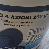 Cloro per piscina 4 azioni secchio da 5 kg