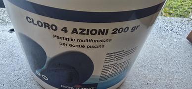 Cloro per piscina 4 azioni secchio da 5 kg
