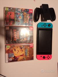Nintendo switch con giochi 