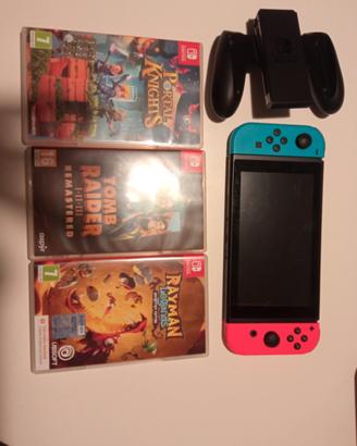 Nintendo switch con giochi 