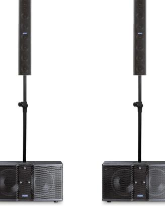 Impianto FBT Vertus sistema audio 