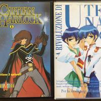 VHS serie anime Harlock e Utena