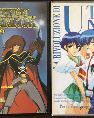 VHS serie anime Harlock e Utena