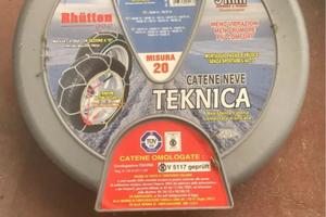 Rhutten Teknica catene auto rombo misura 20