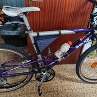 Mountain Bike Biammortizzata alluminio e carbonio