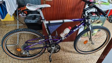 Mountain Bike Biammortizzata alluminio e carbonio