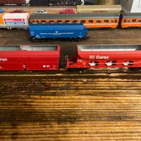 2 vagoni DB cargo carro tramoggia 