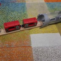 Set metro per binari di legno