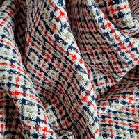 Tessuto stoffa tipo tweed bouclé fantasia check 14