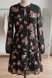 Abito al ginocchio a fiori  – Stile Romantico -S
