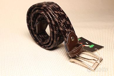 Cintura uomo cuoio elastica  artigianale Art.007