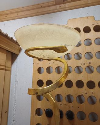 lampadario dorato