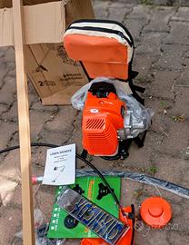 tagliaerba 52cc spalleggiato zaino accessori 