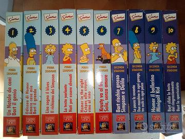 I simpson 10 vhs prima serie