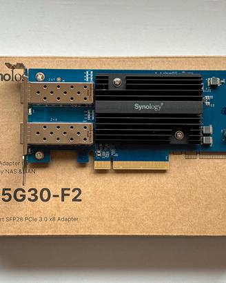 SCHEDA SYNOLOGY E25G30-F2 25GBE USATA 6 MESI