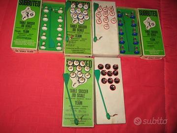 subbuteo anni 70 squadre complete
