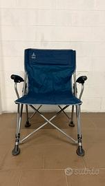 Sedia pieghevole ad ombrello per campeggio