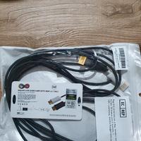 Cavo HDMI 8k/10k certificato 5 m ultraslim