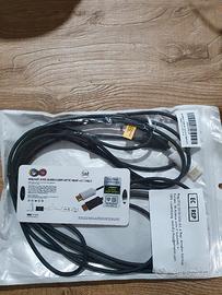 Cavo HDMI 8k/10k certificato 5 m ultraslim