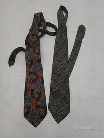 2 Cravatte originali BORSALINO Vintage.