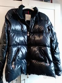 Piumino nero lucido moncler