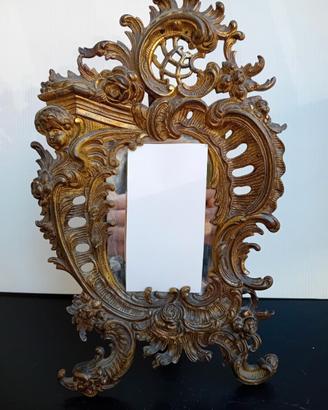 Cornice da appoggio con specchio molato