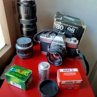 Minolta obiettivi e flash