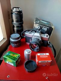 Minolta obiettivi e flash