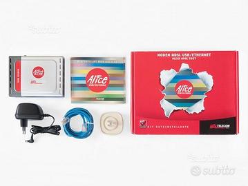 Modem Alice ADSL Usb / Ethernet 302T (COMPLETO)