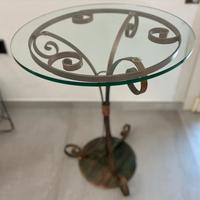 Tavolino in ferro battuto