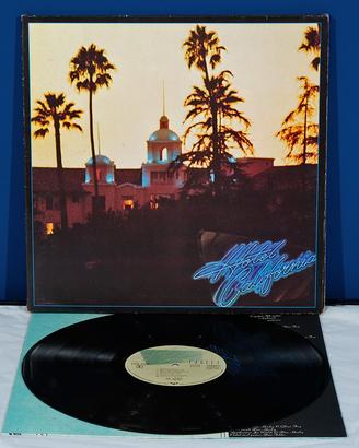 Eagles HOTEL CALIFORNIA LP EX/EX- Vinile 1976 RaRo