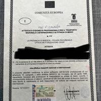 Gestore/preposto trasporti