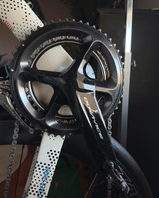 Guarnitura shimano durace FC-R9100P power meter