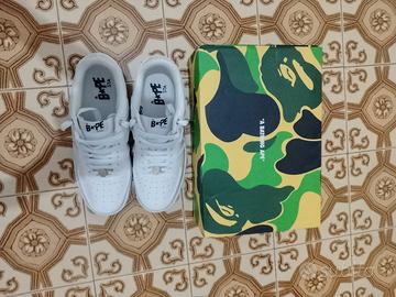 scarpe bape bianche