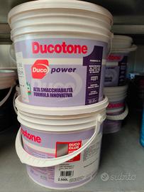 6 vasi DUCOTONE POWER 2,5lt bianco